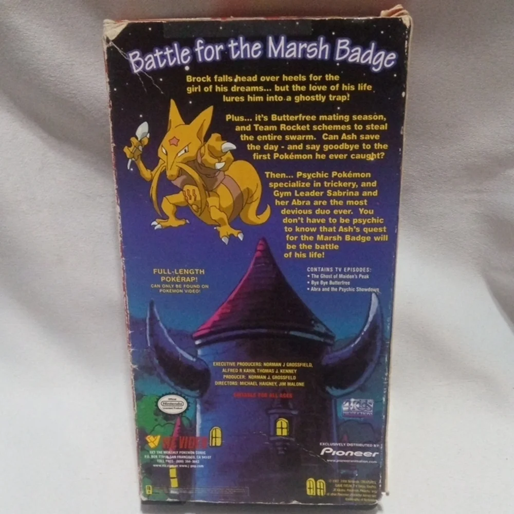 Pokémon ~VHD~ Psychic Surprise Retro And Featuring Pikachu